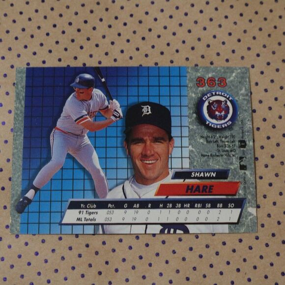Shawn Hare #363 Baseball Card - Picture 2 of 2